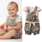 Conjunto Jardineira Mais BLusa